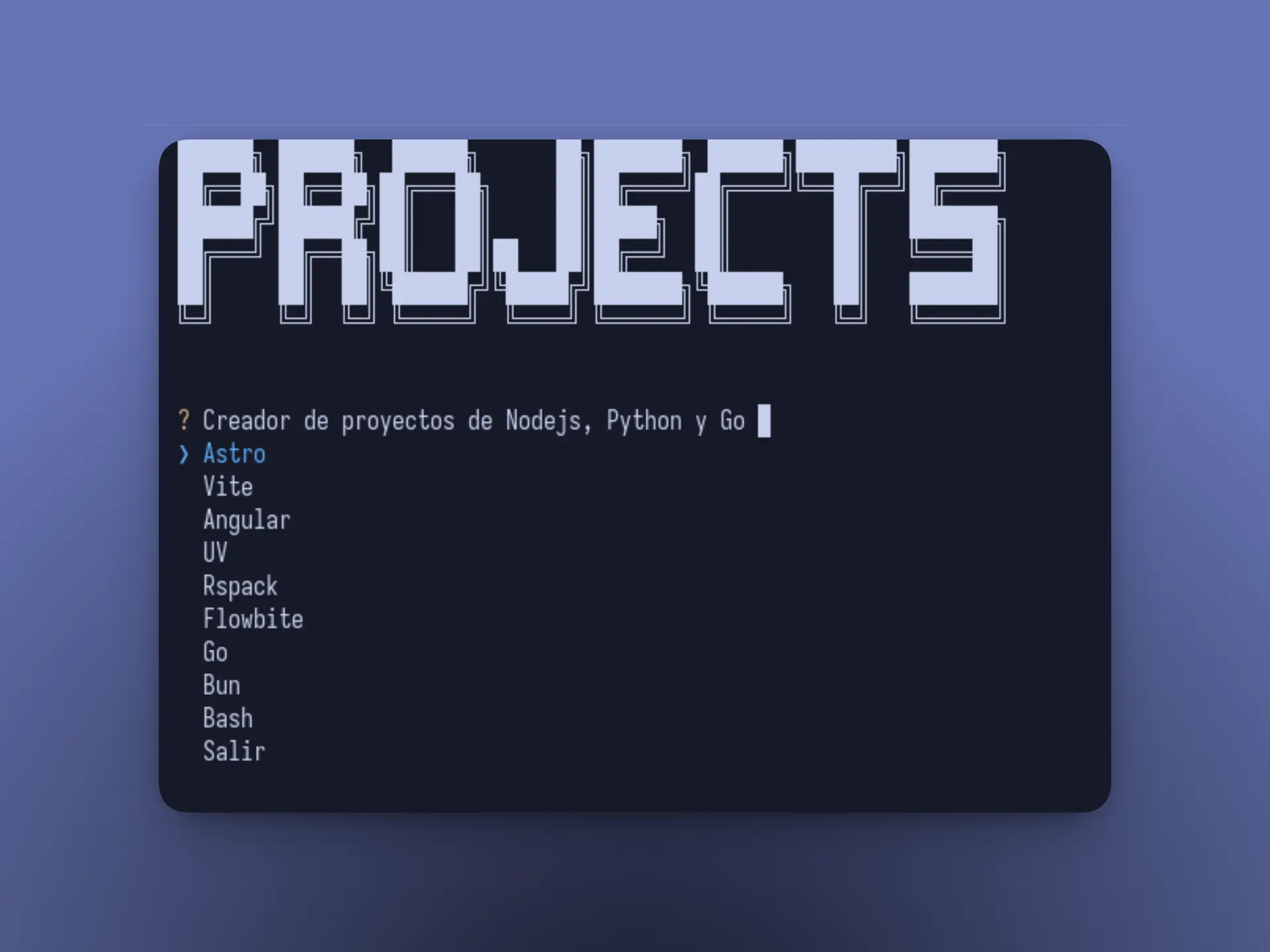 Projectos Projects 